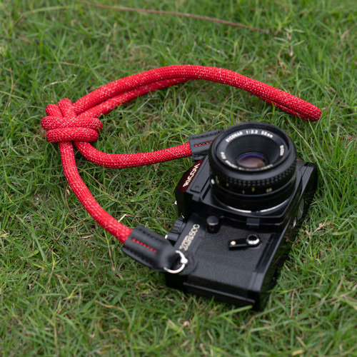 A-MoDe CSC130-FREW 10mm 登山繩相機帶 130cm (花紅白) 圖片 5