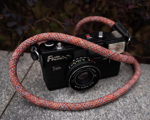 A-MoDe CSC130-FORR 10mm 登山繩相機帶 130cm (花橙紅) 圖片 6