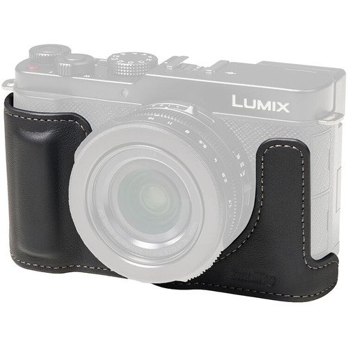 SmallRig 5698 Leather Half Case For Panasonic Lumix L10 Black 皮套 (黑色)
