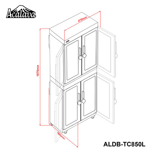 Acalava ALDB-TC850L 850L 電子防潮箱 產品圖 9