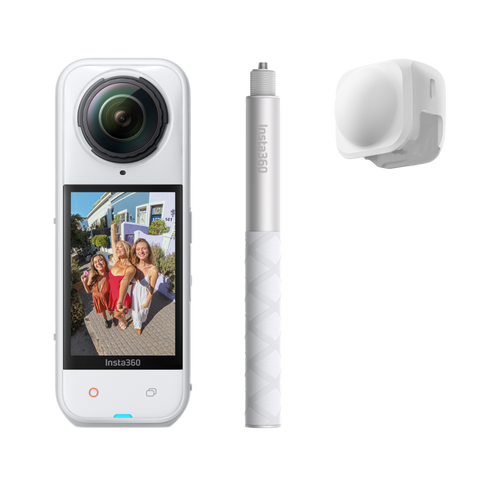 Insta360 X5 8K Get-Set Bundle White 人氣套裝 皓月白 official image 01