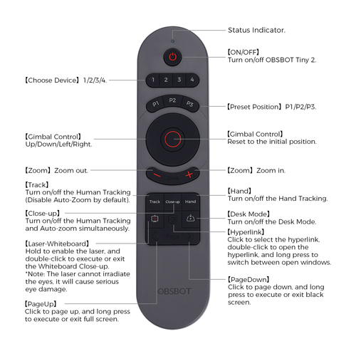 OBSBOT Tiny Smart Remote 2 product image 2