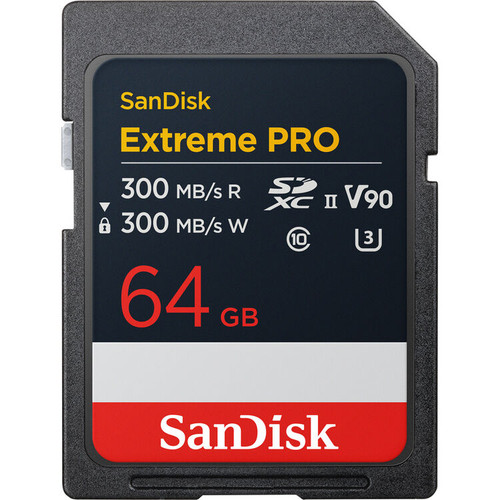 SanDisk Extreme PRO V90 U3 C10 UHS-II SDXC 記憶卡 (64GB)