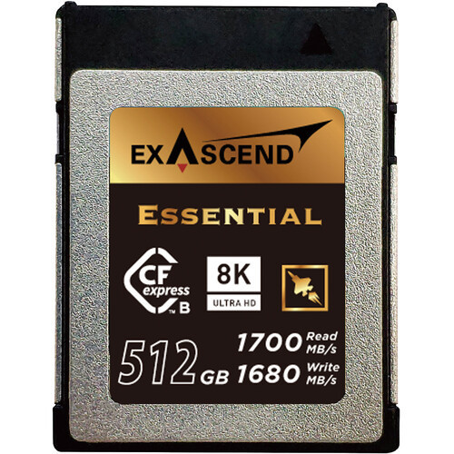 Exascend Essential 2.0 CFexpress Type B Memory Card 記憶卡 (512GB)