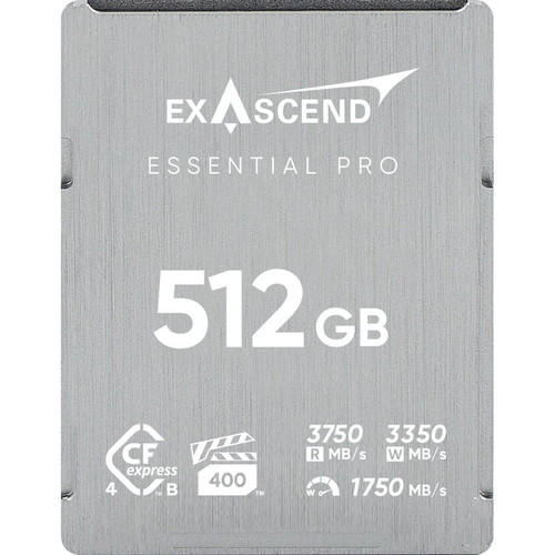Exascend Essential Pro CFexpress 4.0 Type B Memory Card 記憶卡 (512GB)