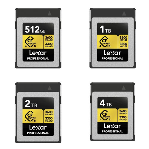 Lexar Professional Gold CFexpress 4.0 Type B Card 記憶卡 (2TB)