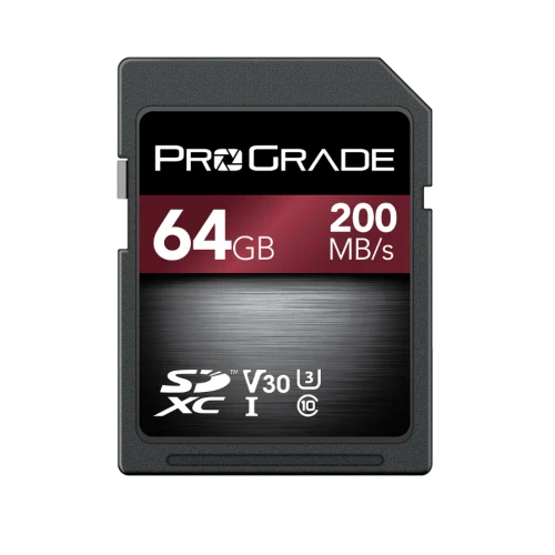 ProGrade Digital SDXC UHS-I V30 200R Strontium 記憶卡 (64GB)