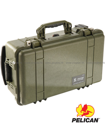 Pelican 1510 A-MoDe Bundle Green 器材安全箱套裝 - Pelican 1510 綠色箱身圖 2