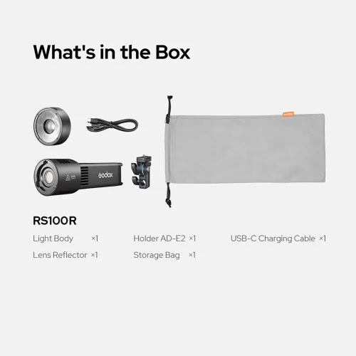 Godox 神牛 RS100R RGB LED Video Light 全彩補光燈