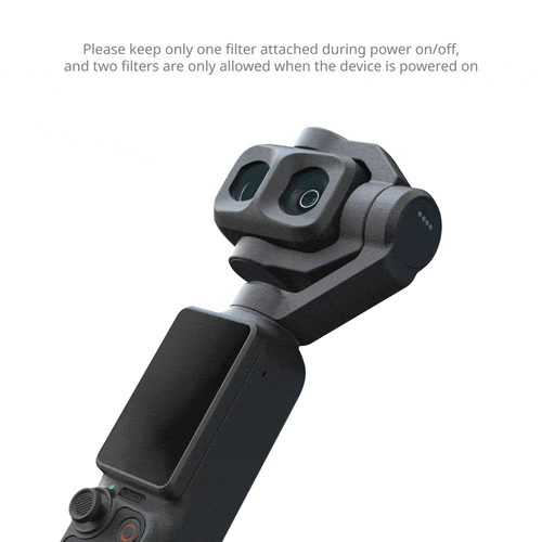 SmallRig 6477 Split Filter Kit for DJI Osmo Pocket 4P (VND1-5 + 1/4 Black Diffusion + CPL) 分體式濾鏡套裝