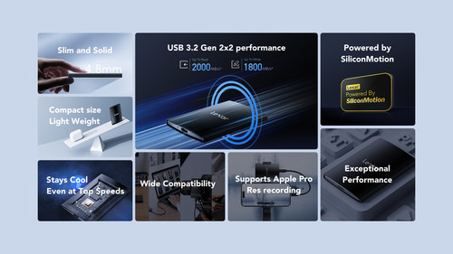 Lexar SL500 Portable SSD official feature overview