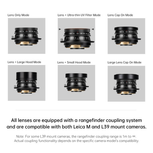 7artisans 七工匠 M 35mm F2.8 Full Frame Lens - Leica M + L39 - 產品圖片 05 - 官方產品視圖