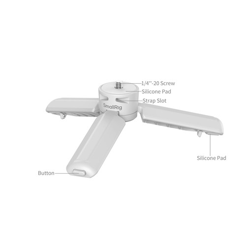 SmallRig 6795 Quick Release Tripod for DJI Osmo Pocket 4P / 4 / 3 White 快開迷你三腳架 (白色)