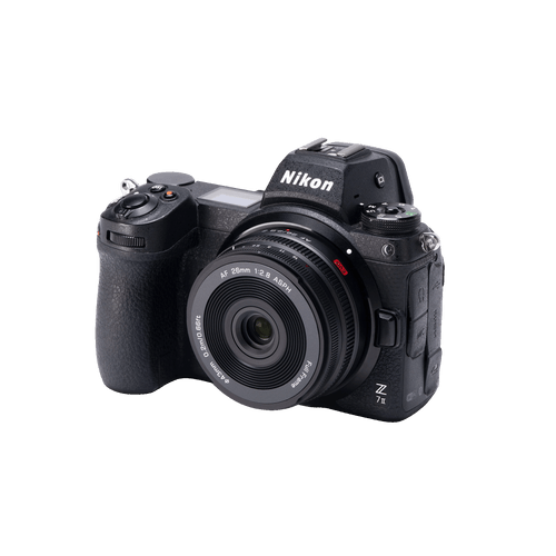 Viltrox AF 26mm F2.8 EVO 安裝於 Nikon Z 相機示意