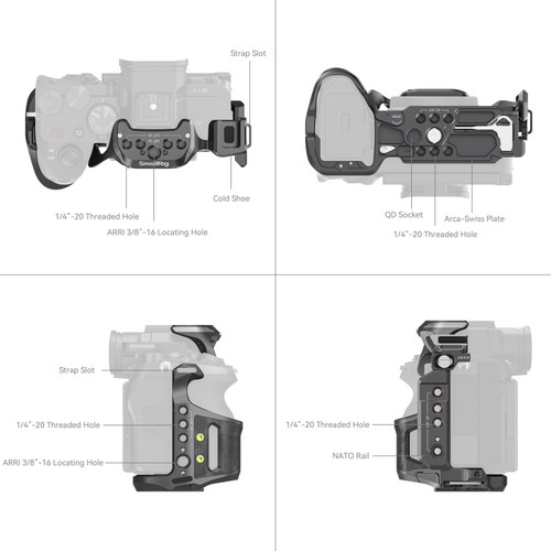 SmallRig 6029 Rhinoceros Cage for Sony A7 V / A7R V / A7 IV / A7S III / A7R IV 相機套籠 official image 12