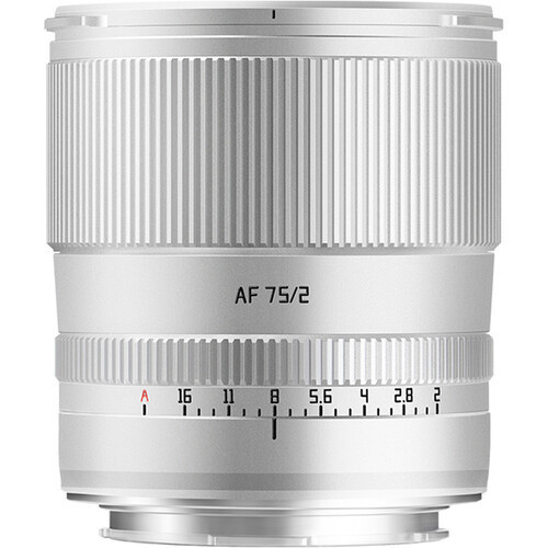 TTArtisan 銘匠 AF 75mm F2 Full Frame Lens 鏡頭 (L Mount, 銀色) 主圖