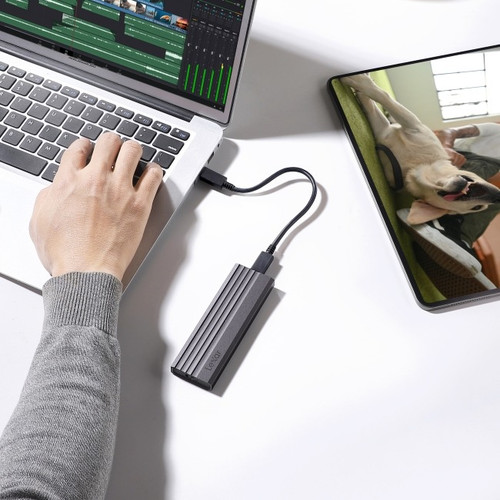 Lexar E350 M.2 NVMe and SATA SSD Enclosure official feature image