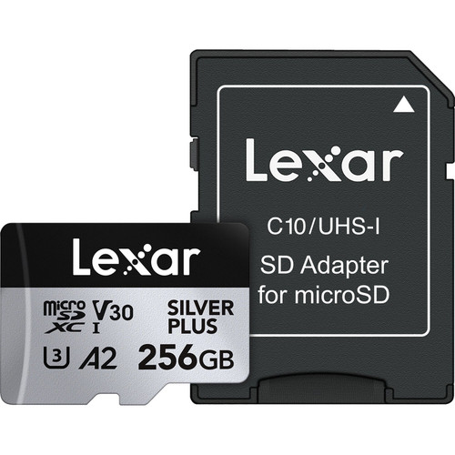 Lexar Professional SILVER PLUS microSDXC UHS-I Card 記憶卡 (256GB) 產品圖片