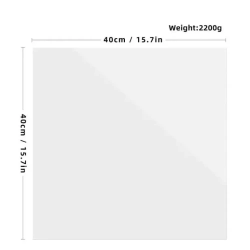 Selens Tempered Glass Reflection Board White 白色鋼化倒影板 40 x 40cm