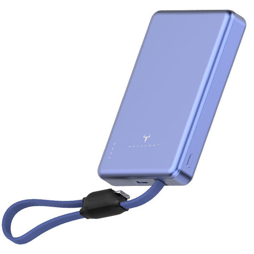 牛魔王 Maxpower SF910+ 10,000mAh 磁力無線外置充電器 (2026 CCC 認證) - 極光藍 - 1