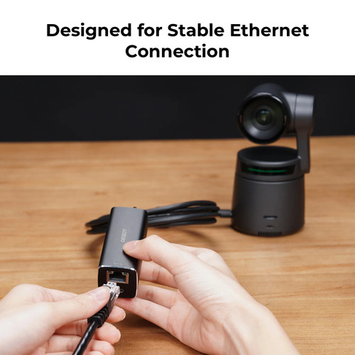 OBSBOT USB-C to Ethernet Adapter for Tail Air Tail Air wired Ethernet connection