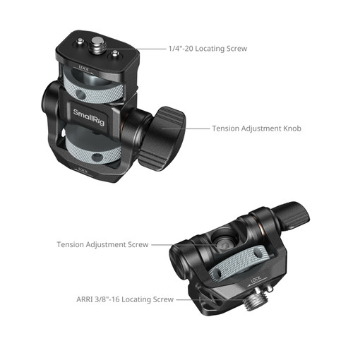 SmallRig 6314 Monitor Support with ARRI 3/8"-16 Locating Screw 橫直拍監視器支架 official image 8