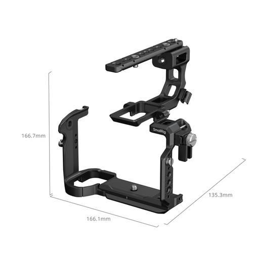 SmallRig 6777 Sony FX5 套籠連 Sony XLR-H2B 手柄延伸配件 尺寸及結構