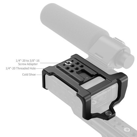SmallRig 6925 XLR 手柄安裝板 安裝示例
