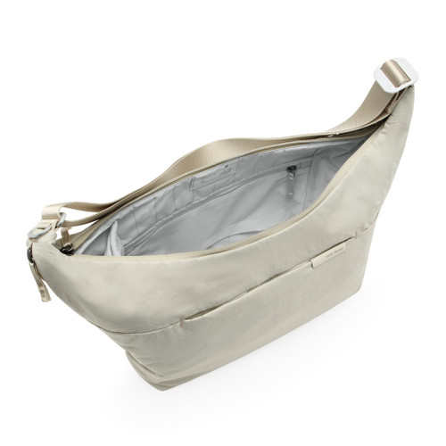 City Crescent 12L Moon showing interior and exterior compartments | Peak Design official