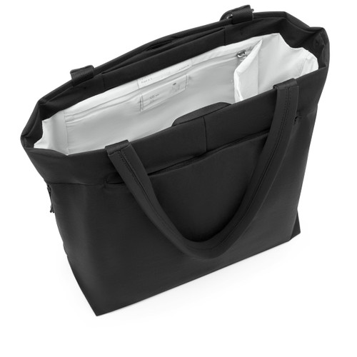 City Tote 15L Black top view showing interior compartment | Peak Design official