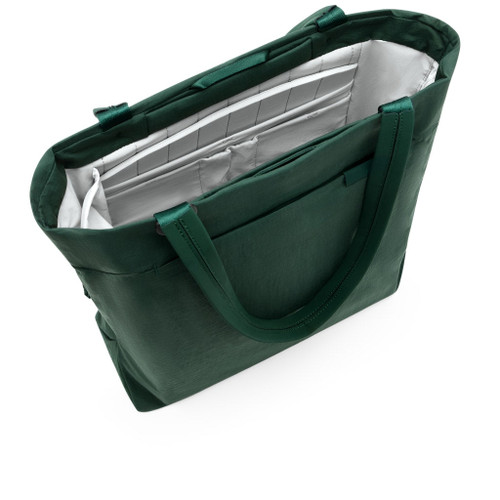 City Tote 15L Cypress top view showing interior laptop sleeve | Peak Design official