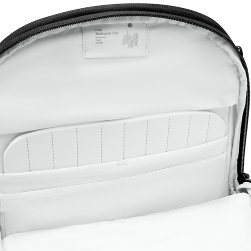 City Backpack 22L Black laptop sleeve | Peak Design official