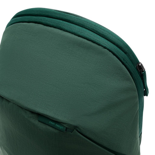 City Backpack 22L Cypress top zip compartment | Peak Design official