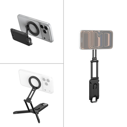 SmallRig 6515 FS-A1 可摺疊磁吸手機支架及自拍桿形態