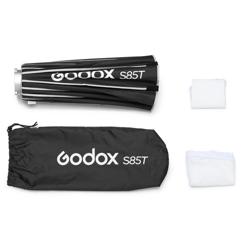 Godox 神牛 S85T 85cm 傘式快開柔光箱柔光箱與隨附配件展示