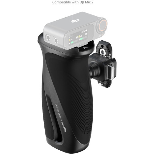 SmallRig 6405 冷靴座安裝收音咪示意