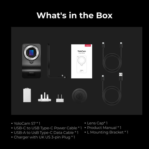 YoloLiv YoloCam S7 (Camera Body Only) 產品及功能圖片 7