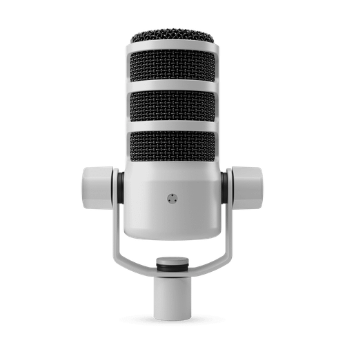 RODE PodMic USB Versatile Dynamic Broadcast Microphone White 廣播動圈式麥克風 (白色) official white product image 2