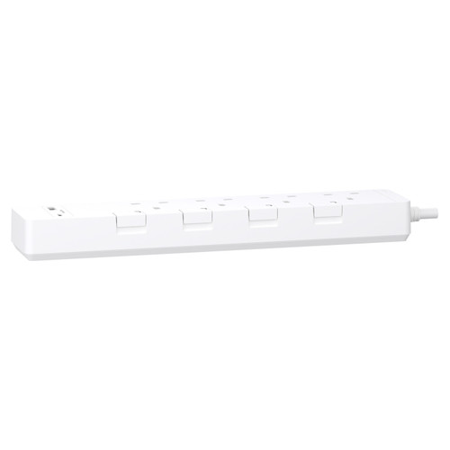 Schneider Electric 施耐德電氣 TSH34ACUSB_3_WE AvatarOn Extend Extension Socket 四位獨立開關安全插座 (白色)