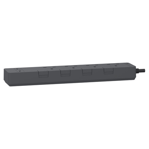 Schneider Electric 施耐德電氣 TSH34QCUSB_3_DG AvatarOn Extend Extension Socket 四位獨立開關安全插座 (石墨灰)
