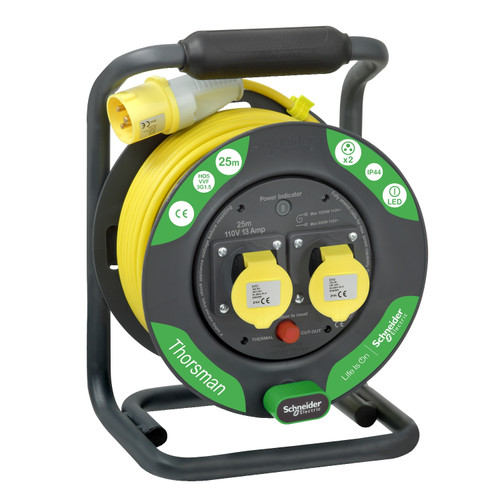 Schneider Electric 施耐德電氣 IMT33144 Thorsman Cable Reel 13A兩位電線拖轆 (25米)