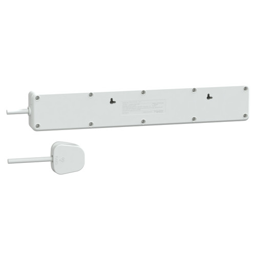 Schneider Electric 施耐德電氣 TSB34ACCUSB_3_WE Easy Series Basic Extend 13A 4 Gang Extension Socket 四位拖板連USB插座