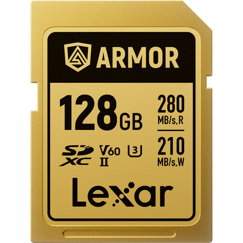 Lexar Professional ARMOR GOLD SDXC UHS-II Card 記憶卡 (128GB)
