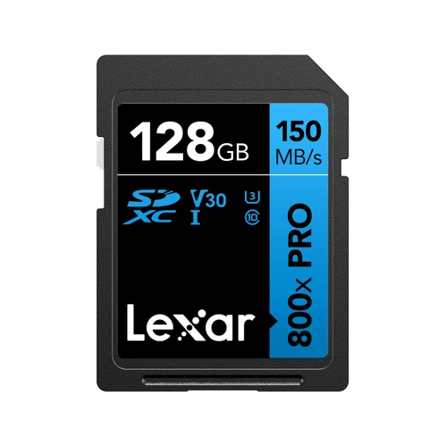 Lexar High-Performance 800x PRO SDXC UHS-I Card BLUE 記憶卡 (128GB)