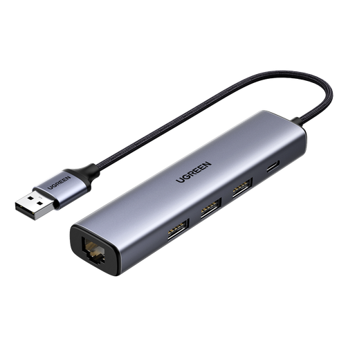 Ugreen 綠聯 CM475 USB-A 3.0 to Gigabit Ethernet Adapter 5合1多功能轉接器