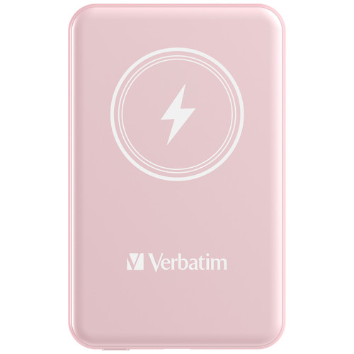 Verbatim 32243 MCP-05 5000mAh 磁吸充電池 - 粉紅色 — 產品外觀及細節 1
