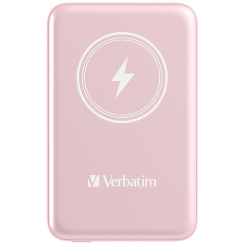 Verbatim 32248 MCP-10 10000mAh 磁吸充電池 - 粉紅色 — 產品外觀及細節 1