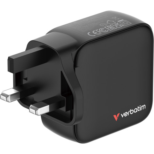 Verbatim 30246 GaN 65W 三端口充電器 - 黑色 — 產品外觀及細節 3