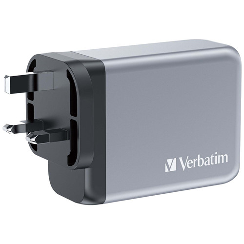 Verbatim 32210 GaN 200W 四端口插牆式充電器 - 黑色 — 產品外觀及細節 2