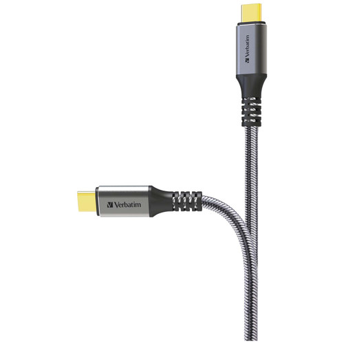 Verbatim 66822 Tough Max USB4 20Gbps 240W USB-C 充電線 1.2m - 太空灰 — 產品外觀及細節 1